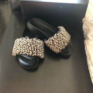 Alexander Wang slide sandals